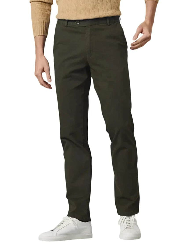Meyer Mens Roma Chino Trousers 9-316/29 Laurel Green Northern Ireland