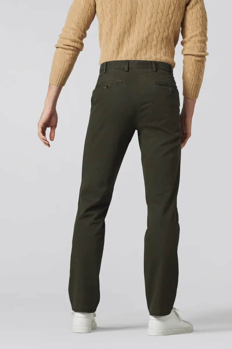 Meyer Mens Roma Chino Trousers 9-316/29 Laurel Green Northern Ireland