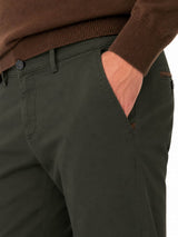 Meyer Men’s Roma Regular Fit Chino Trousers - Moss Green Northern