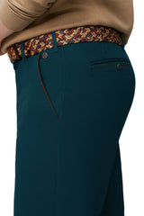 Meyer New York Chino Trousers 2-5617/16 Petrol Blue Northern Ireland