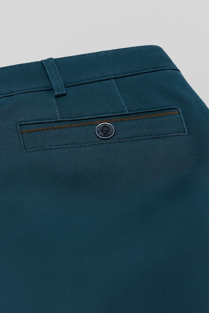 Meyer New York Chino Trousers 2-5617/16 Petrol Blue Northern Ireland