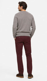 Meyer New York Chinos Fine Texture 2-5617/956 Dark Red Northern