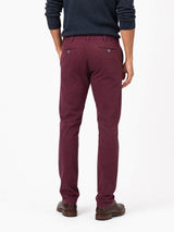 Meyer New York Chinos Fine Texture 2-5617/956 Dark Red Northern