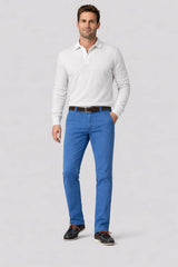 Meyer Roma Chino Trousers 1-5076 Blue Northern Ireland Belfast