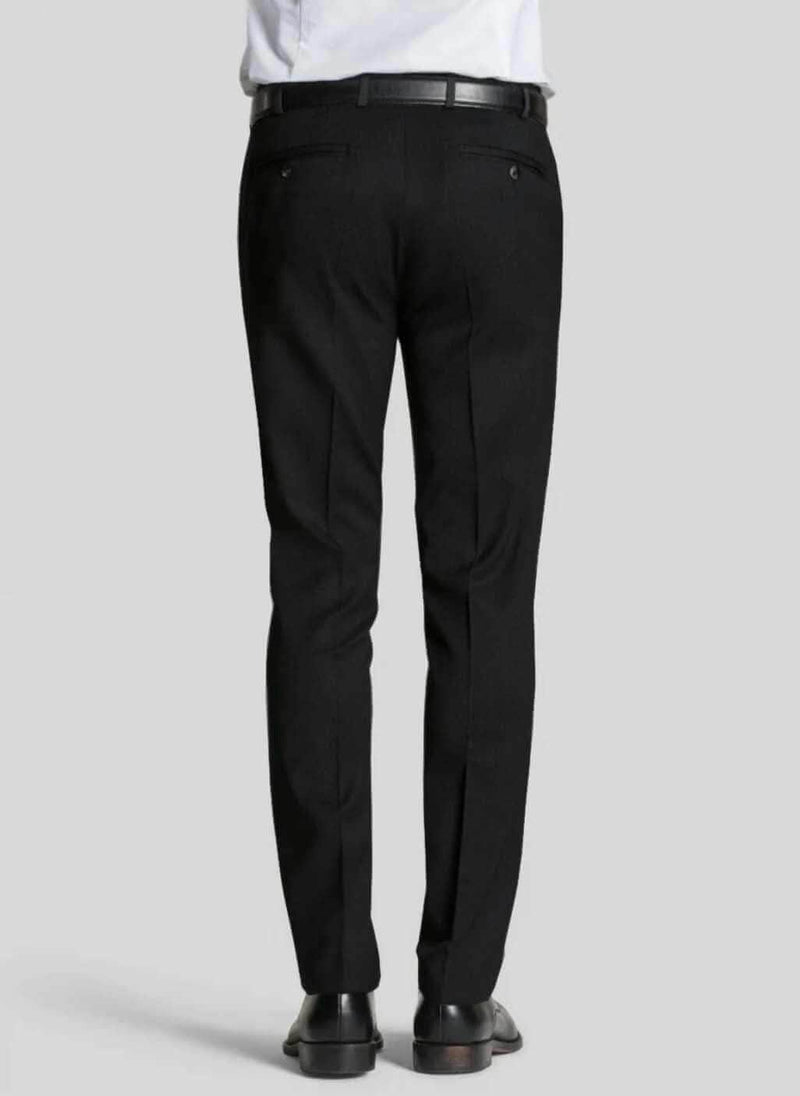 Meyer Trousers Oslo Fine Gabardine Wool Mix - Black