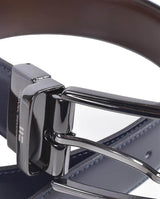 Miguel Bellido Mens Reversible Belt Navy/Brown Northern Ireland