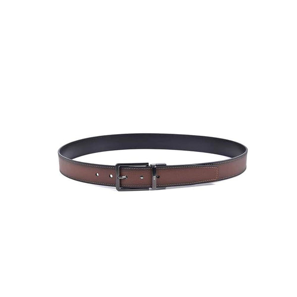 Miguel Bellido Mens Reversible Leather Belt Black/Brown Northern