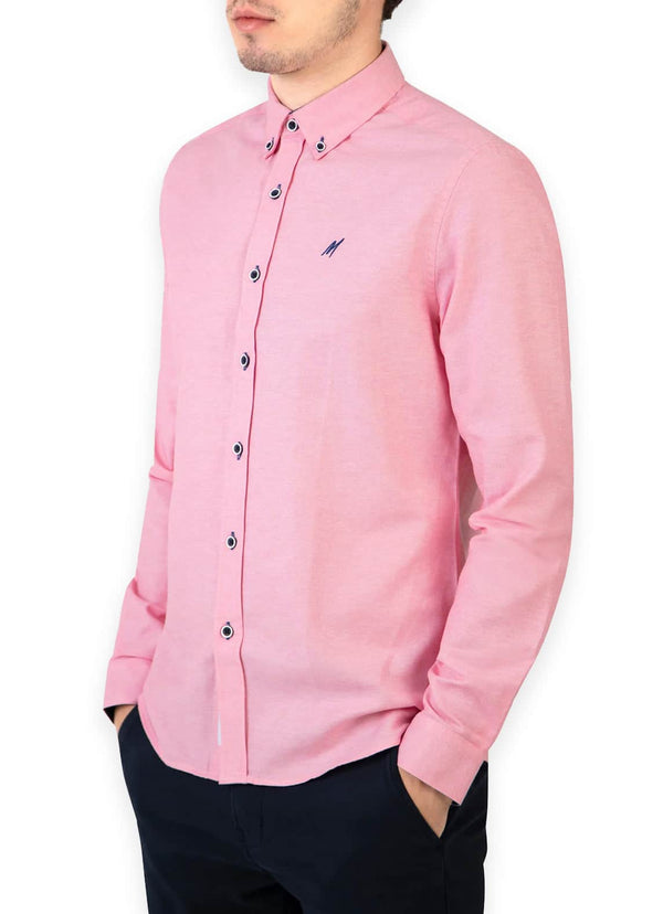 Mish Mash Classic Oxford Summit Long Sleeve Shirt Pink Northern