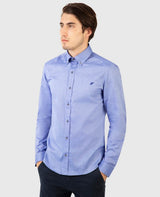Mish Mash Men’s Classic Oxford Shirt Summit Long Sleeve Chambray