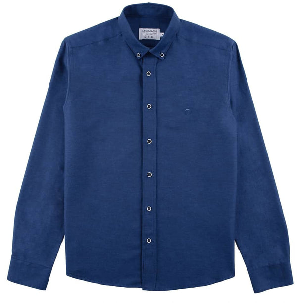 Mish Mash Classic Oxford Summit Long Sleeve Shirt Indigo Navy