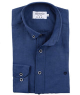 Mish Mash Classic Oxford Summit Long Sleeve Shirt Indigo Navy