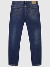 Mish Mash Mens Flex Active Tapered Fit Mid Denim Jeans Northern