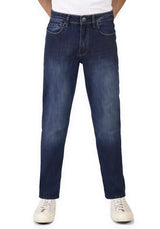 Mish Mash Mens Flex Active Tapered Fit Mid Denim Jeans Northern