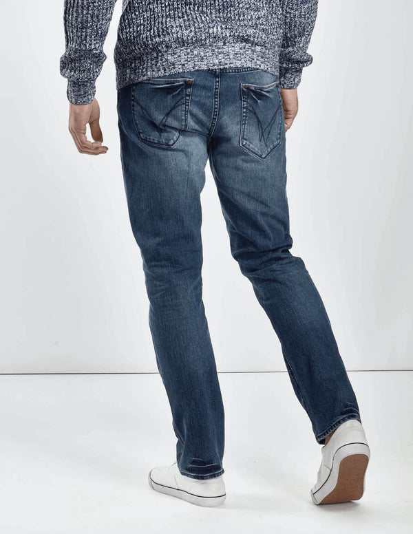 Mish Mash - Lot XX Mid Wash Straight Leg Jeans.