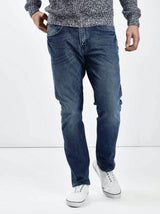 Mish Mash - Lot XX Mid Wash Straight Leg Jeans.