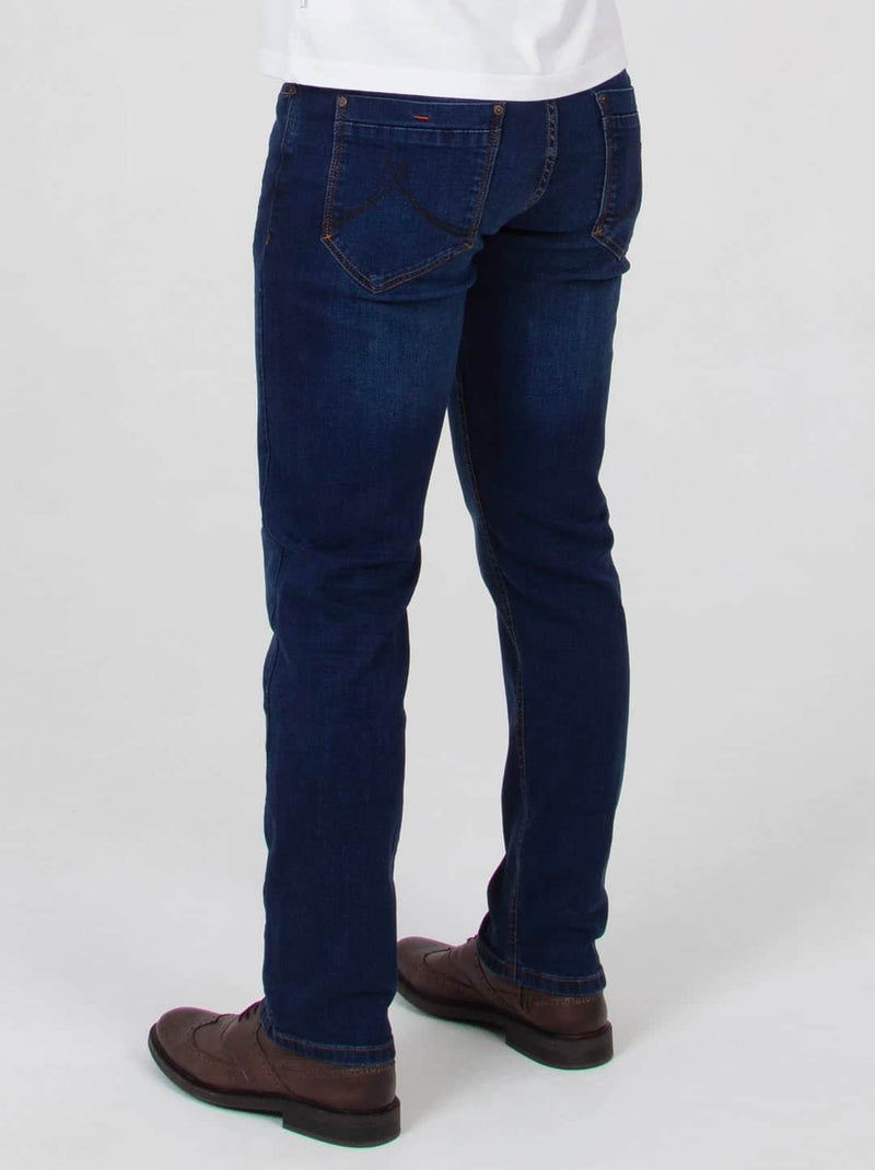 Mish Mash Mens Jeans Straight Leg 1987 Gabbro Dark Blue Northern