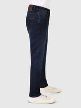 Mish Mash Mens Santana Straight Leg Jeans Dark Blue Northern Ireland