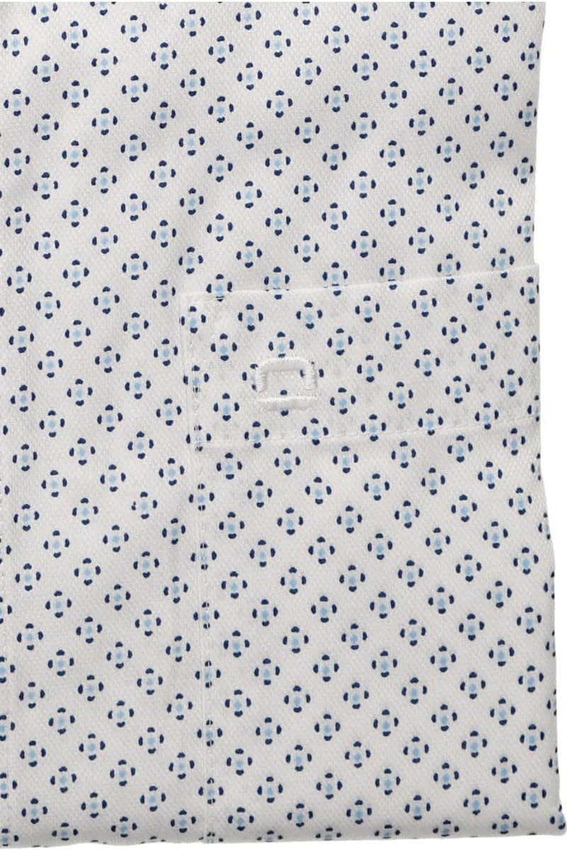 Olymp Comfort Fit Dress Shirt 1064/84/00 White Printed Northern