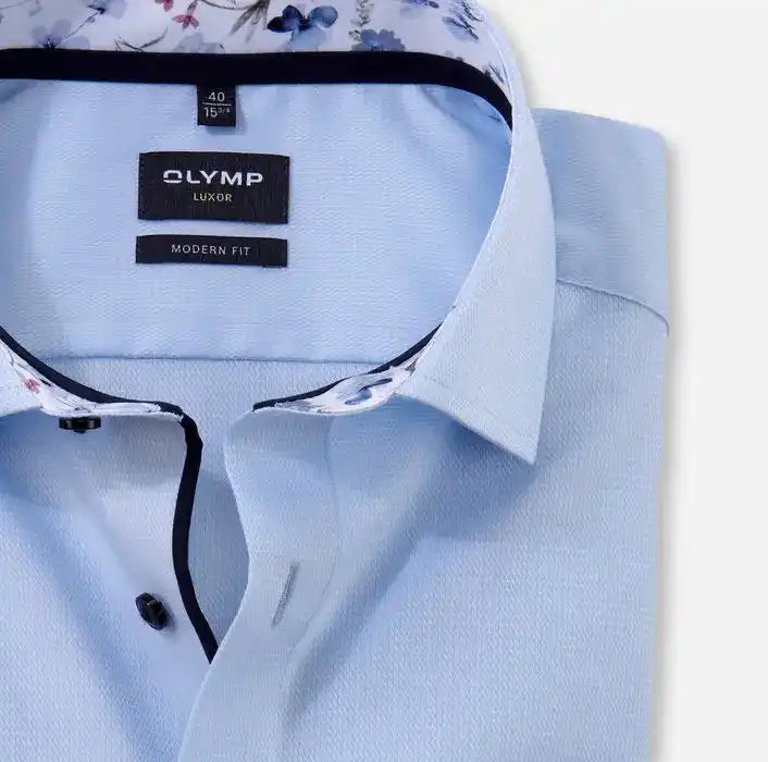 Olymp Luxor Modern Fit Shirt 1206-74-11 Blue Northern Ireland Belfast