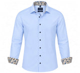 Olymp Luxor Modern Fit Sky Blue Non Iron Shirt Northern Ireland