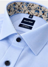 Olymp Luxor Modern Fit Sky Blue Non Iron Shirt Northern Ireland