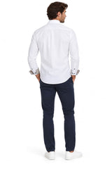 Olymp Luxor Modern Fit White Non Iron Shirt Northern Ireland Belfast