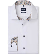 Olymp Luxor Modern Fit White Non Iron Shirt Northern Ireland Belfast