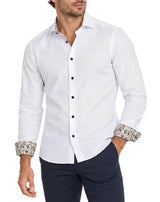 Olymp Luxor Modern Fit White Non Iron Shirt Northern Ireland Belfast