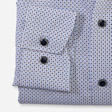 Olymp Men’s Dress Shirt Modern Fit 1320/34/22 White Dot Print