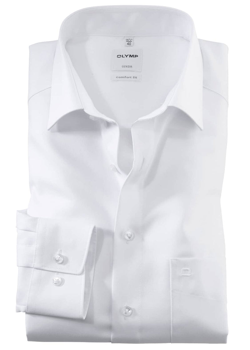 Olymp White Formal Shirt Comfort Fit