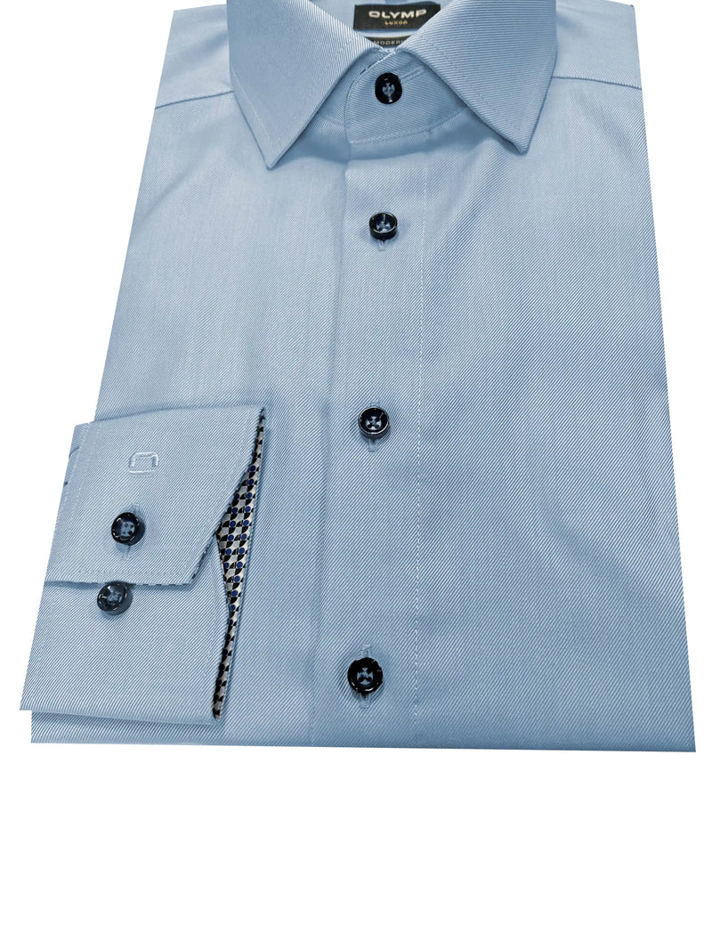 Olymp Mens Shirt Modern Fit Luxor 2810/37/11 Blue Ballynahinch