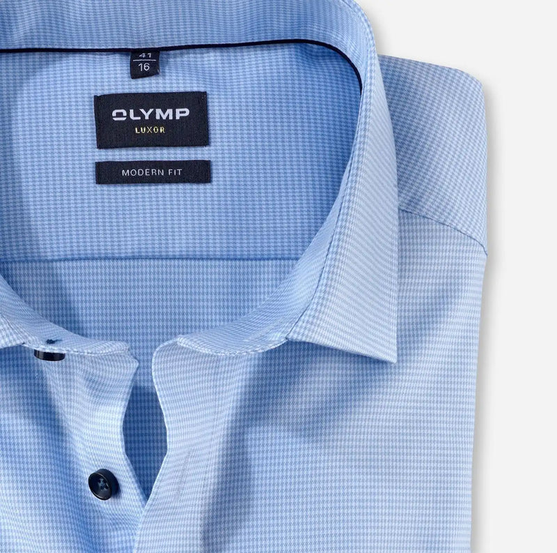 Olymp Modern Fit Dress Shirt 1208/64/11 Blue Northern Ireland Belfast