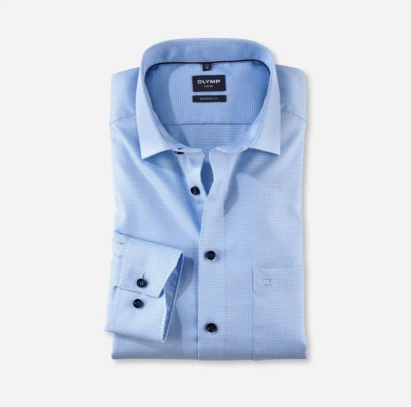 Olymp Modern Fit Dress Shirt 1208/64/11 Blue Northern Ireland Belfast