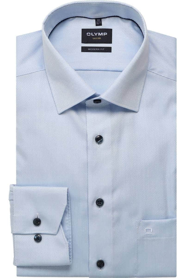 Olymp Modern Fit Dress Shirt 1280/84/11 Blue Northern Ireland Belfast