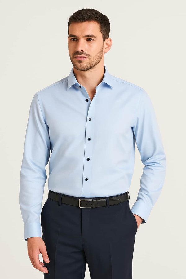 Olymp Modern Fit Dress Shirt 1280/84/11 Blue Northern Ireland Belfast