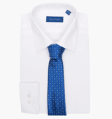 Peter England Short Sleeve Formal Shirt Regular Fit - White