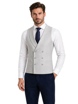 Remus Uomo DB Waistcoat Rino Light Grey Northern Ireland Belfast