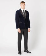 Remus Uomo Men’s Monti Slim Fit Velvet Tuxedo Jacket Navy Ballynahinch