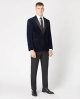 Remus Uomo Men’s Monti Slim Fit Velvet Tuxedo Jacket Navy Ballynahinch