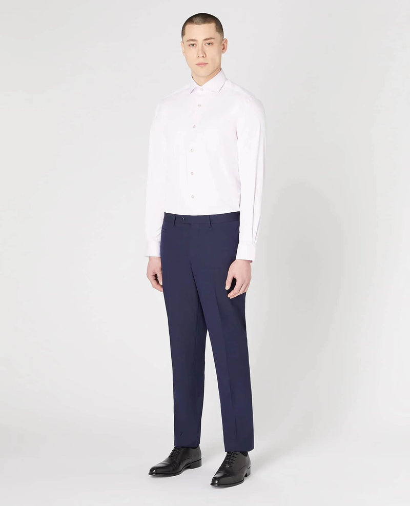 Remus Uomo Men’s Tapered Fit Cotton Stretch Shirt 18626-61 Pink