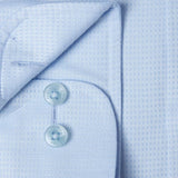 Remus Uomo Men’s Tapered Fit Cotton Stretch Shirt Light Blue