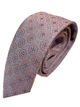 Remus Uomo Mens Tie & Pocket Square Set TP4862-62 Pink Northern