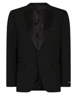 Remus Uomo Tapered Fit Paco Tuxedo Jacket 12163/00 Black