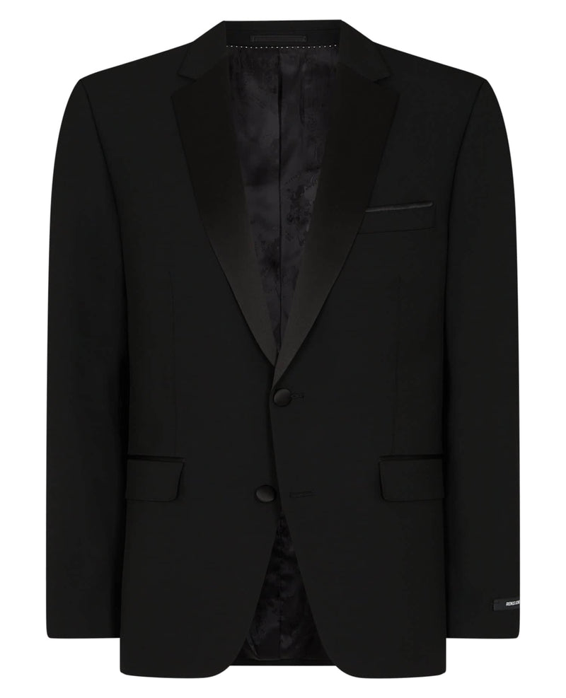 Remus Uomo Tapered Fit Paco Tuxedo Jacket 12163/00 Black