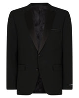 Remus Uomo Tapered Fit Paco Tuxedo Jacket 12163/00 Black