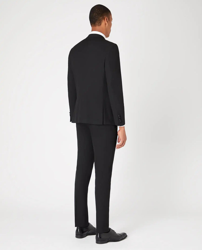 Remus Uomo Tapered Fit Paco Tuxedo Jacket 12163/00 Black