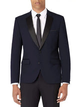 Remus Uomo Men’s Tuxedo Jacket Tapered Fit Paco 12163/79 Navy