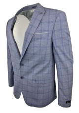 Remus Uomo Pablo Suit 22210/27 Blue Check Ballynahinch Northern