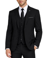 Remus Uomo Palucci Black Suit Tapered Fit Mix & Match 11770 Northern