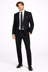 Remus Uomo Palucci Black Suit Tapered Fit Mix & Match 11770 Northern